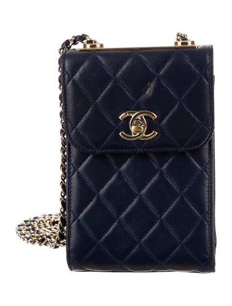 chanel phone holder pouch|chanel phone holder crossbody bag.